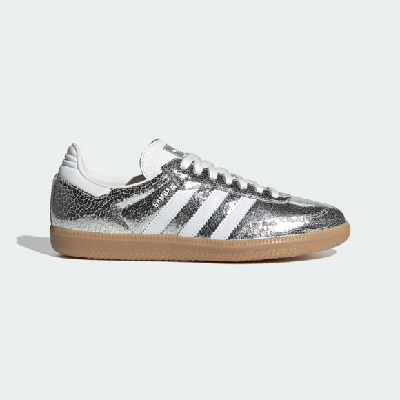 Adidas Samba OG Shoes in Silver - Picture 2 of 11